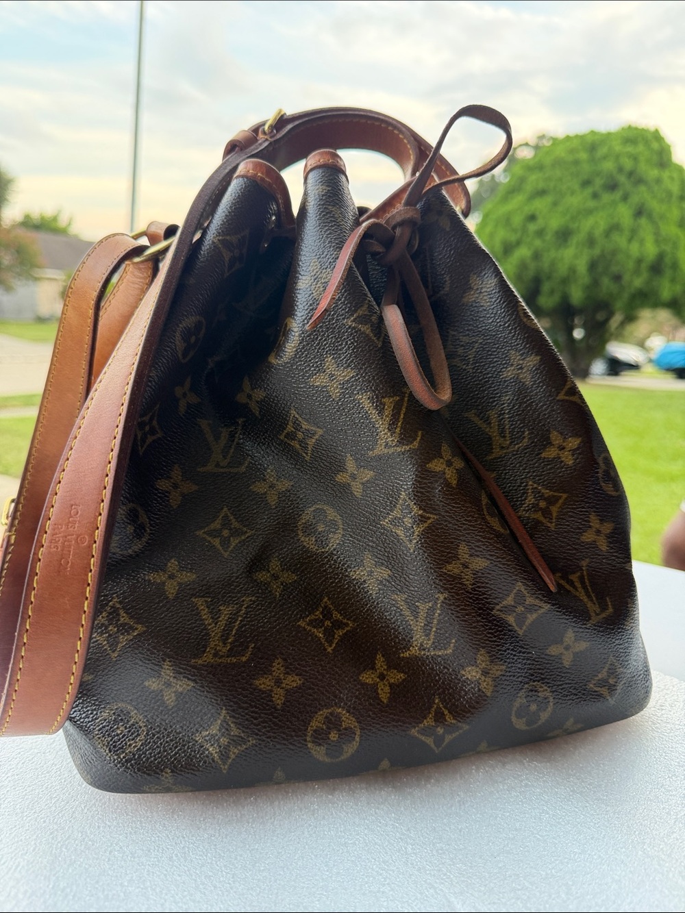 Louis vuitton petit noe Shoulder Bag (Bucket Style)